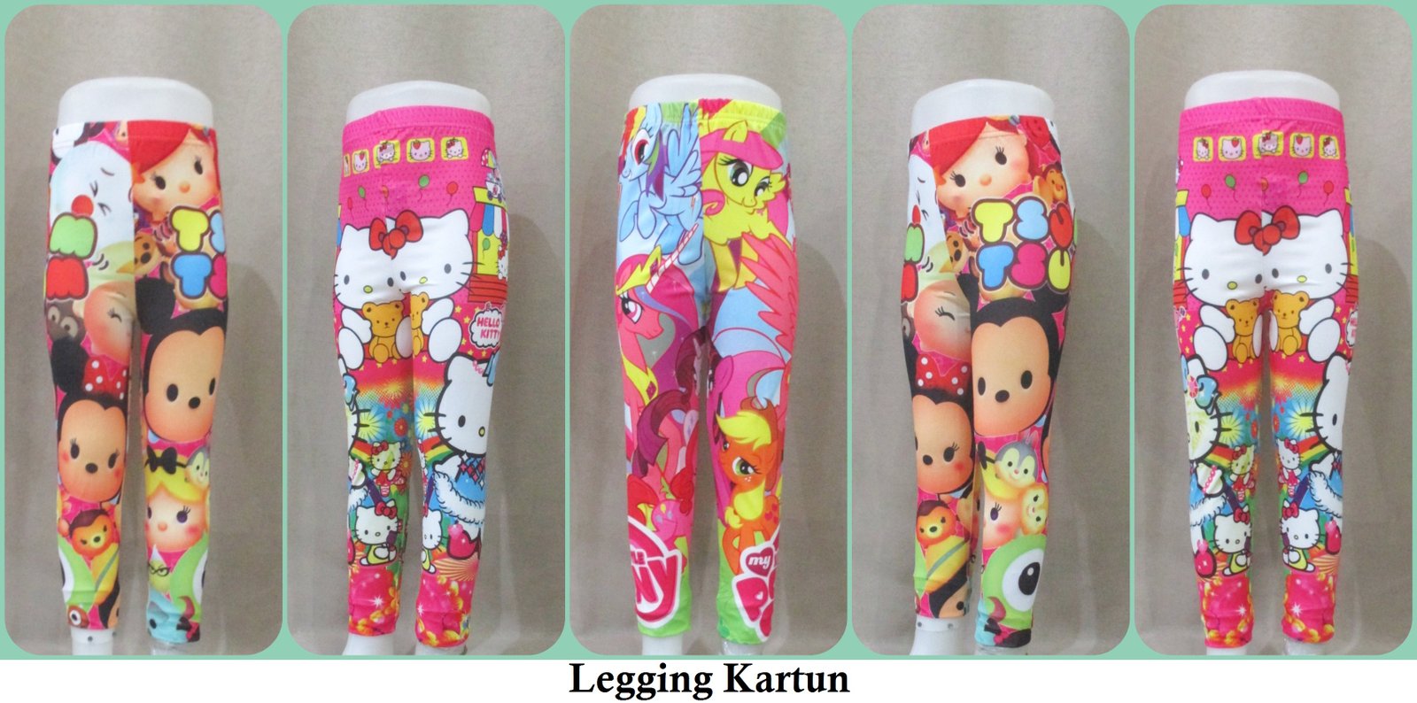 Sentra Grosir Legging Kartun Anak Perempuan Murah 17Ribu