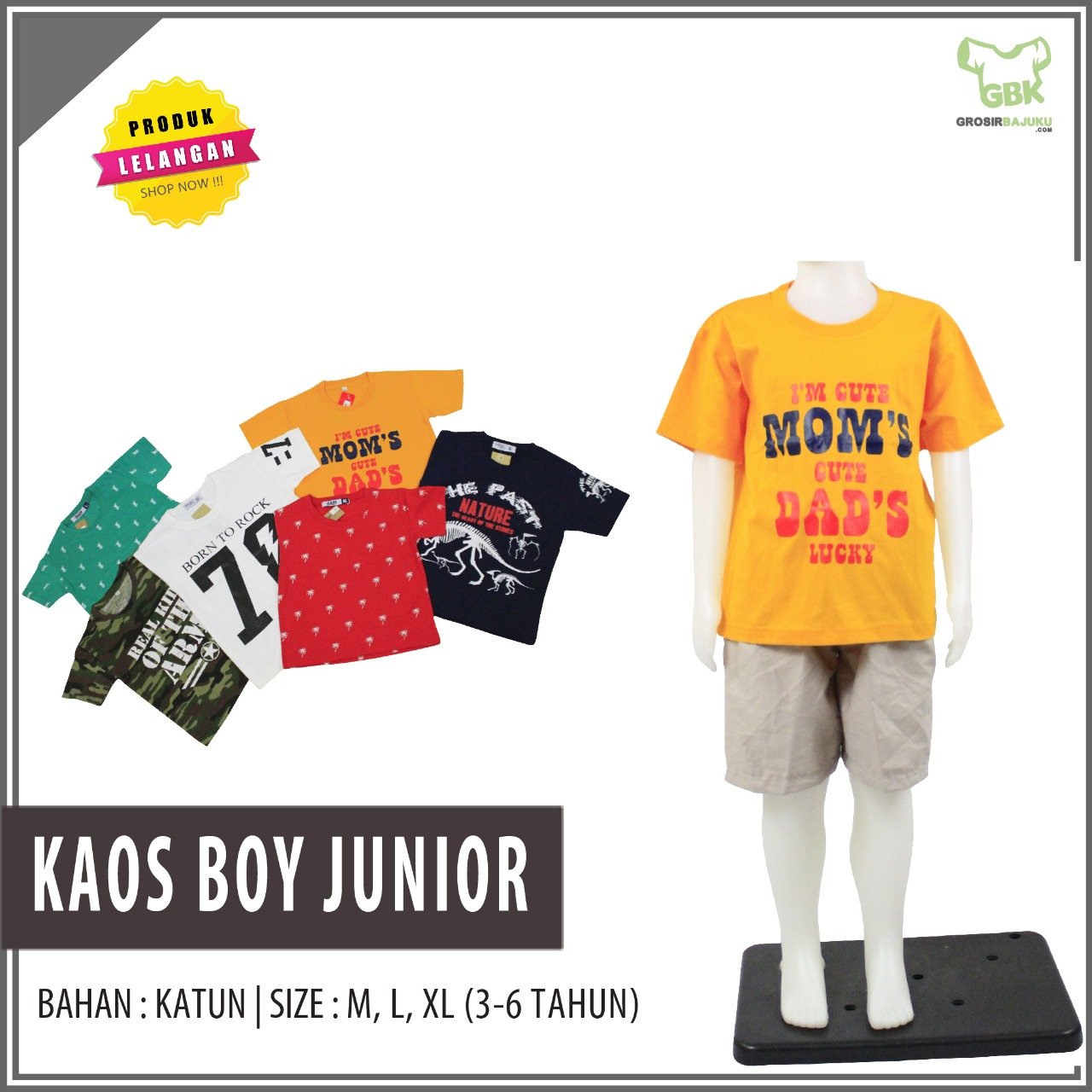kaos boy junior