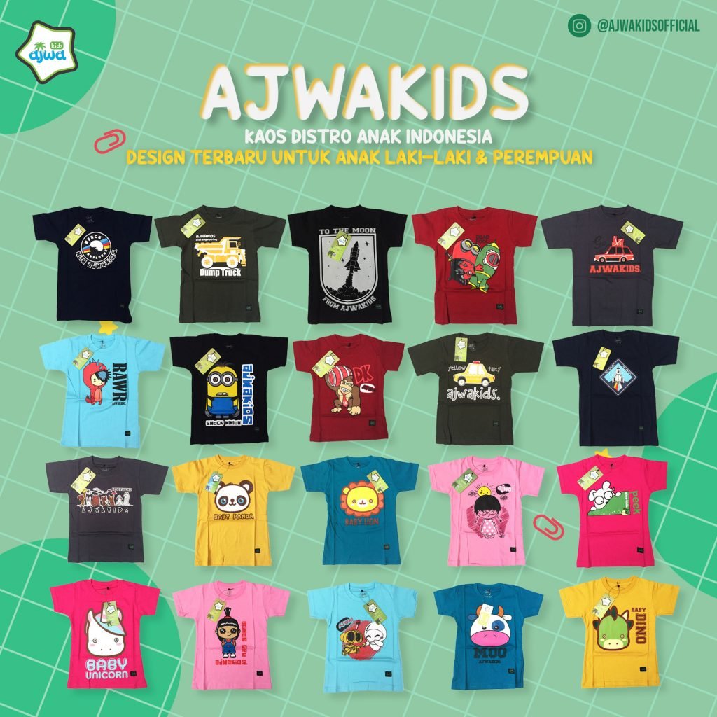 Kaos Distro Anak Ajwa Kids